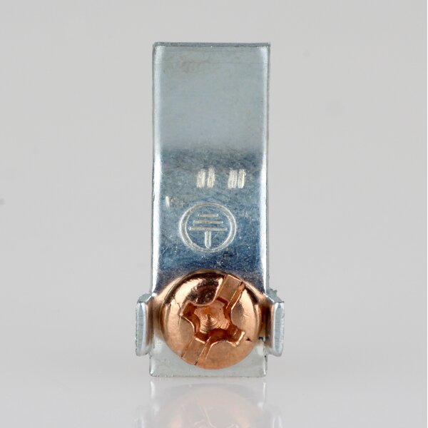 Erdlasche zum Anpunkten – Metall verzinkt, 8×22 mm, für Lampenbau und Leuchtenmontage