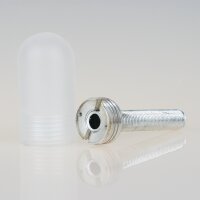 LED Halter Aluminium mit Gewindemantel und M10x1...