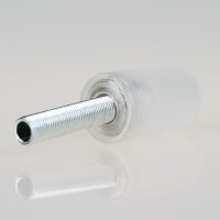 LED Halter Aluminium mit Gewindemantel und M10x1 Innengewinde