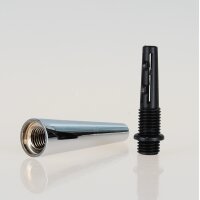 Zugentlaster Kappe Messing verchromt 13×45 mm mit...