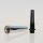 Zugentlaster Kappe Messing verchromt 13×45 mm mit M8x1 Innengewinde