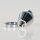 Fassungshalter 25×31 mm verchromt mit GY6,35 Niedervolt Halogenfassung
