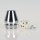Fassungshalter 25×31 mm verchromt mit GY6,35 Niedervolt Halogenfassung