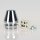Fassungshalter 25×31 mm verchromt mit GY6,35 Niedervolt Halogenfassung