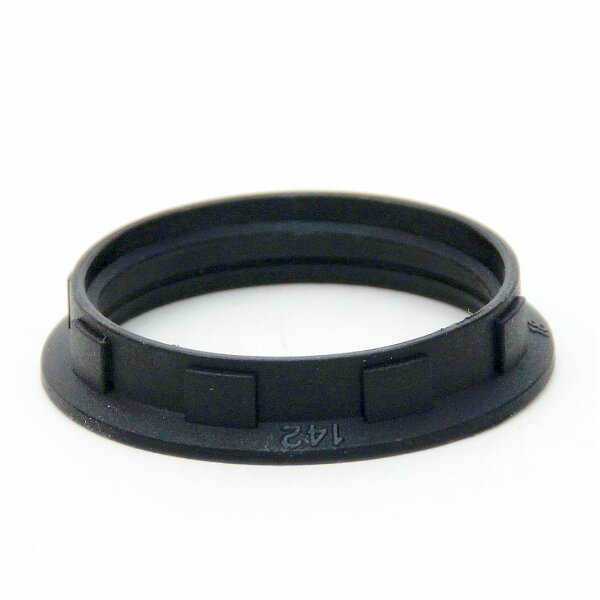 E14 Schraubring Unterring schwarz 35 mm für Lampenfassungen mit Außengewinde