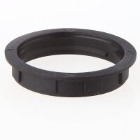 E14 Schraubring Unterring schwarz 35 mm für Lampenfassungen mit Außengewinde