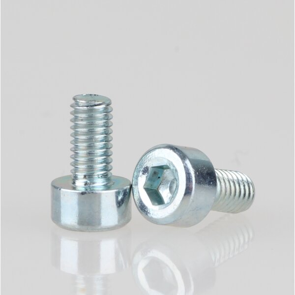 M3 Zylinderkopfschraube 6mm Metall verzinkt mit Innensechskant DIN 912 (10 Stück)
