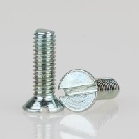 M4 Senkschraube 12mm mit Schlitz Metall verzinkt DIN 963...