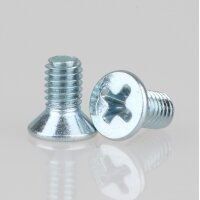 M3 Senkschraube 6mm mit Kreuzschlitz Metall verzinkt DIN...