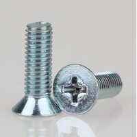 M5 Senkschraube 16mm mit Kreuzschlitz Metall verzinkt DIN...