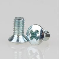 M3 Linsensenkschraube 6mm mit Kreuzschlitz Metall...
