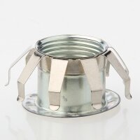 E14 Metall-Federring mit Tellerhülse, verzinkt,...