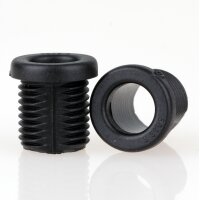 M10x1 Trompetennippel 12x12,5 mm, 10 mm lang, Rundbund,...