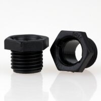 M10x1 Trompetennippel 12x10 mm, 7mm lang, 6-kant,...