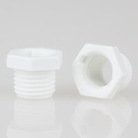 M10x1 Trompetennippel 12x10 mm, 7 mm lang, 6-kant,...