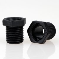 M10x1 Trompetennippel 12x13 mm, 10 mm lang, 6-kant,...