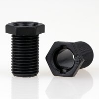 M10x1 Trompetennippel 12x18 mm, 15 mm lang, 6-kant,...