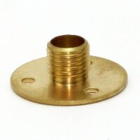 M10x1 Wandnippel / Scheiben-Nippel mit Aufbauscheibe,...