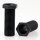 M10x1 Trompetennippel 12x28 mm, 25 mm lang, 6-kant, Kunststoff schwarz, ohne Verdrehschutz