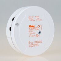 Schnur-Fußdimmer Weiß Relco Rondo LED 230V 40–250W / LED 4–100W