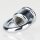Ringnippel verchromt M10x1 Durchgangsgewinde – Druckguss, schwere Ausführung, Ø 22 mm