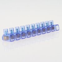 Lüsterklemme transparent 10-polig bis 1,5mm²...