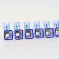Lüsterklemme transparent 10-polig bis 2,5mm² – einseitig geschlossen