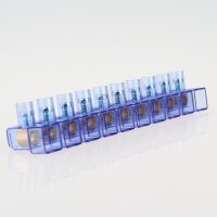 Lüsterklemme transparent 10-polig bis 4mm²...
