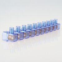 Lüsterklemme transparent 10-polig bis 10mm²...