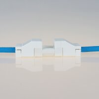 Schnellmontage-Steckverbinder Steckerteil – 230V/16A – weiß, Thermoplast, für Leuchtenverdrahtung