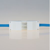 Schnellmontage-Steckverbinder Steckerteil – 230V/16A – weiß, Thermoplast, für Leuchtenverdrahtung