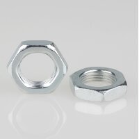 M13x1 Sechskantmutter – 19x5 mm, Metall verzinkt