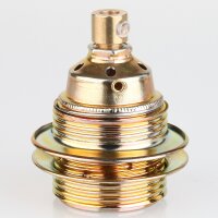 E27 Premium Lampenfassung Set vermessingt mit...
