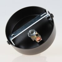 Lampen Baldachin 80 × 25 mm Metall schwarz mit...
