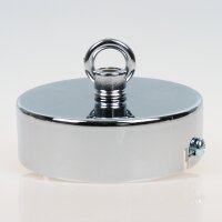 Lampen Baldachin 80 × 25 mm Metall verchromt mit...
