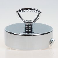 Lampen Baldachin 80 × 25 mm Metall verchromt mit...