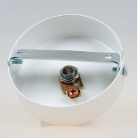 Lampen Baldachin 80 × 25 mm Metall weiß mit...