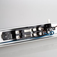 S14d Doppel-Sockel-Fassung für Linestra-Linienlampen 230V/60W, L50 cm, Aluminium silber – RZB