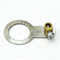 Erdleiterbrücke Ringöse mit Erdklemme M3 Metall...
