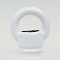 Ringnippel Metall weiß M10x1 Durchgangsgewinde...