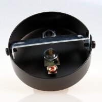2-Loch Baldachin 80 × 25 mm Metall schwarz mit...