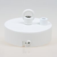 2-Loch Lampen Baldachin 80 × 25 mm Metall...