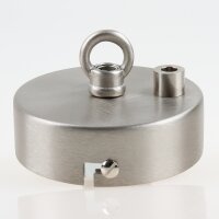 2-Loch Lampen Baldachin 80 × 25 mm Metall in...