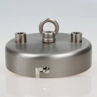 3-Loch Lampen Baldachin 100 × 25 mm Metall in...