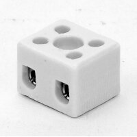 Porzellan Lüsterklemme 2-polig bis 4mm² –...