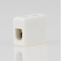 Porzellan Lüsterklemme 1-polig bis 4mm² – hitzebeständig bis 350 °C
