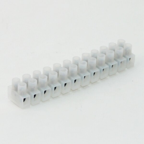 Euro Lüsterklemme 12-polig Kunststoff bis 2,5mm² – 450V