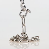 Lampenkette 3,4 mm | Zierkette glatt vernickelt |...