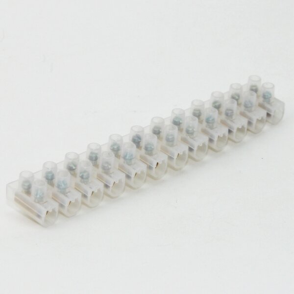 Euro Lüsterklemme 12-polig Kunststoff bis 6mm² – 380V/10A