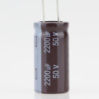 2200uF 50V Elko Elektrolytkondensator Radial 105°...